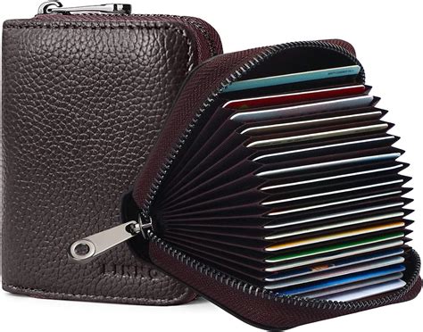 leather wallet mens rfid with 20 credit card slots|best rfid bifold wallet men.